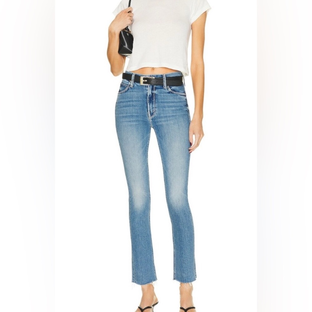 MOTHER Blue Ankle & Cropped Jeans